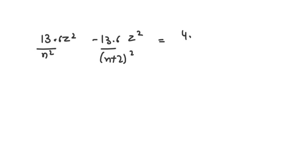 SOLVED: An electron in an unielectronic species A^+x is represented in ...