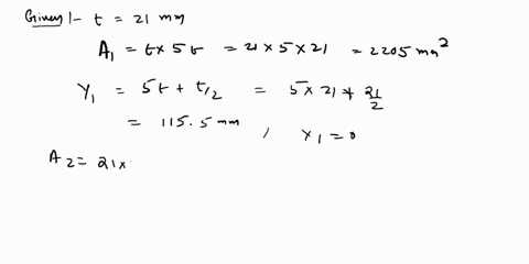 please-use-correct-answer-for-reference-determine-the-moment-of-inertia-i-of-the-cross-section-below-with-respect-to-the-centroidal-axis-z-when-t-21-mm-the-centroid-of-this-cross-section-is-73372