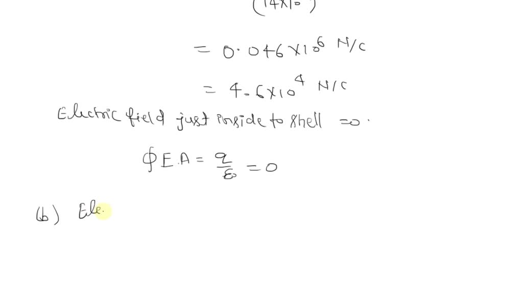 SOLVED A charge of q=+10^7C is uniformly distributed on a spherical
