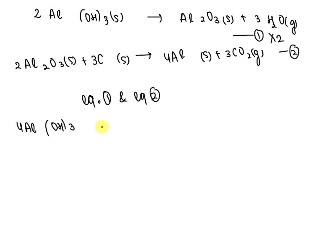 SOLVED The extraction of aluminum metal from the aluminum hydroxide in bauxite ore is a