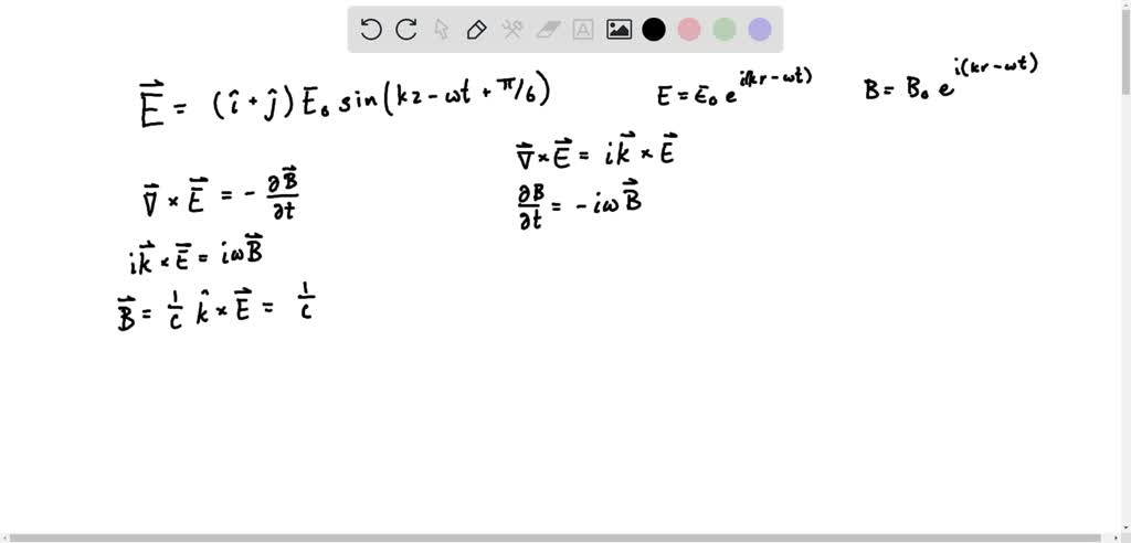 SOLVED: 3.9* The E-field Of An Electromagnetic Wave Is Described By E ...