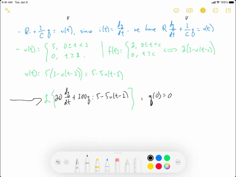 an-electromotive-force-et-5-volts-0-t-1-is-applied-to-an-rc-series-circuit-in-0-volts-x-1-which-the-resistance-is-20-ohms-and-the-capacitance-is-001-farad-if-the-initial-charge-q0-0-a-specif-35329