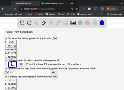 point-from-the-textbook-consider-the-following-table-for-the-function-fx-fx-101763-108072-114772-121888-a1-what-kind-of-function-does-this-table-represent-enter-l-for-linear-e-for-exponentia-97657