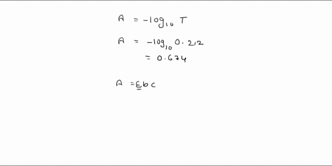 a-solution-that-was-378x10-3-m-in-x-had-a-transmittance-of-0212-when-measured-in-a-200-cm-cell-what-concentration-of-x-would-be-required-for-the-transmittance-to-be-increased-by-a-factor-of-89927