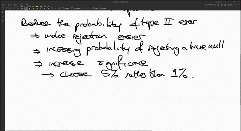 a-the-observed-p-value-for-one-tailed-hypothesis-test-is-calculated-as-006-give-an-interpretation-of-this-value-if-you-want-to-reduce-the-probability-of-committing-type-ii-error-would-you-se-57126