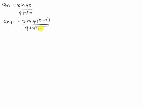 determine-whether-the-sequence-converges-or-diverges-if-it-converges-find-the-limit-if-an-answer-does-not-exist-enter-dne-sin-4n-9-iim-an-n-_-90996