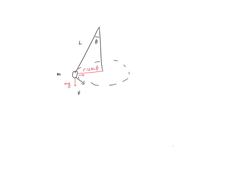 a-bob-of-mass-m-is-suspended-from-a-fixed-point-with-a-massless-string-of-length-ie-it-is-a-pendulumyou-are-to-investigate-the-motion-in-which-the-string-moves-in-a-cone-with-half-angle-part-18725