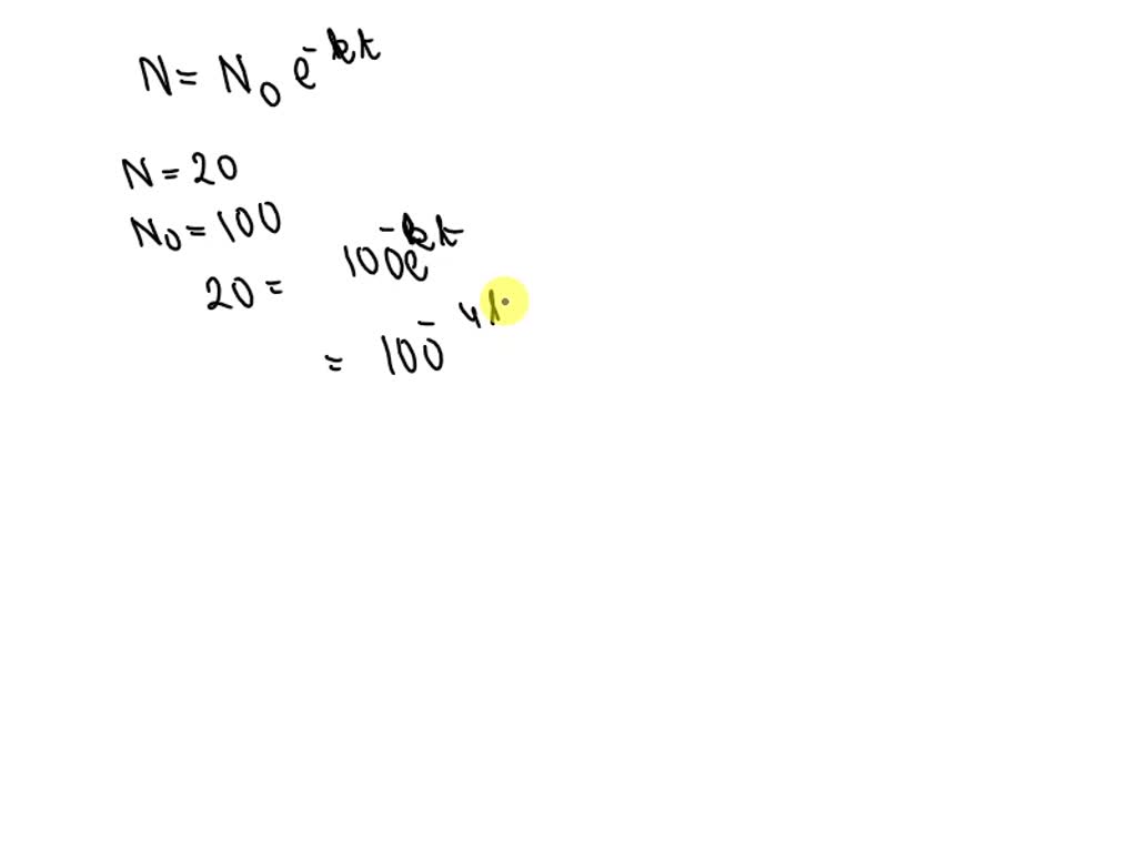 SOLVED At a certain instant, 100 grams of radioactive substance is