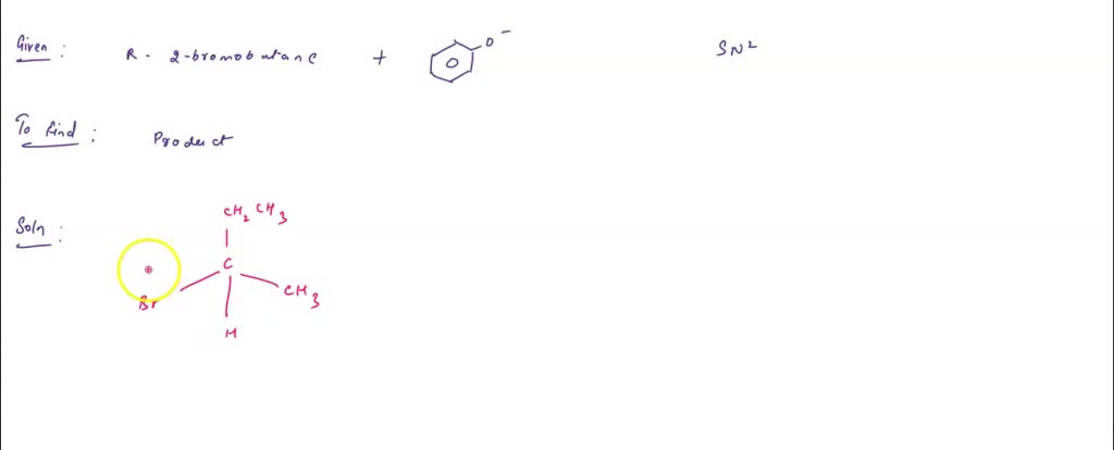 SOLVED: Predict the results of SN2 reaction between (R) -2-bromobutane ...