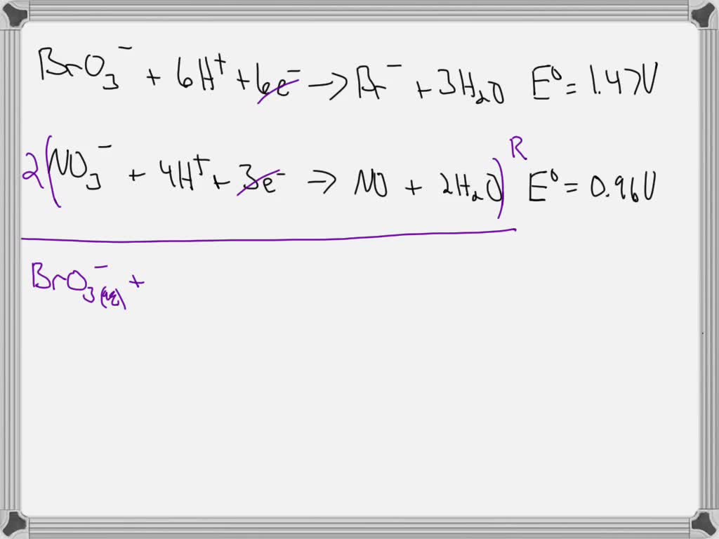 SOLVED: Consider the following unbalanced redox reaction: CIO4-(aq) + S ...