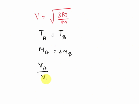 two-ideal-gases-a-and-b-are-at-the-same-temperature-if-themolecular-mass-of-the-molecules-in-gas-a-is-twice-that-of-themolecules-in-gas-b-the-molecules-root-mean-square-speed-isa-the-same-in-51819
