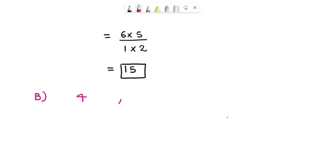 (A) How many ways can a 4person be selected from a