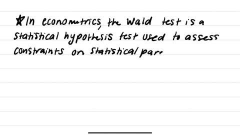 wald-test-based-on-the-distance-measure-in-econometrics