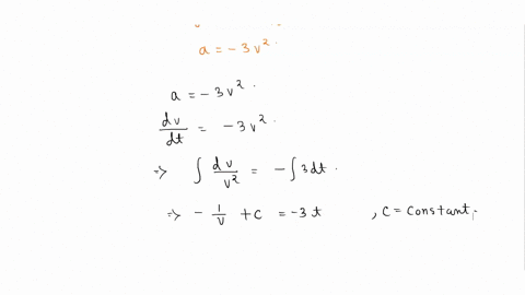 the-acceleration-of-a-marble-in-a-certain-fluid-is-proportional-to-the-speed-of-the-marble-squared-a-84956