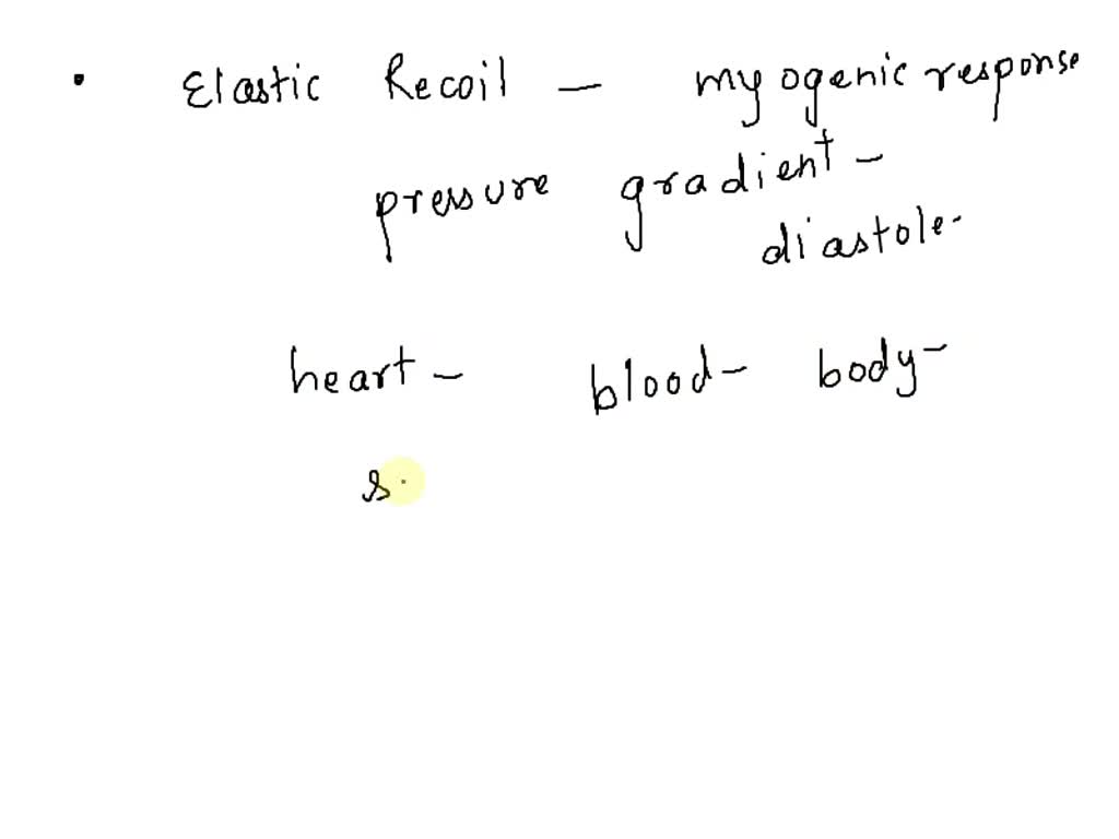 SOLVED The blood pressure gradient from the aorta to the capillaries