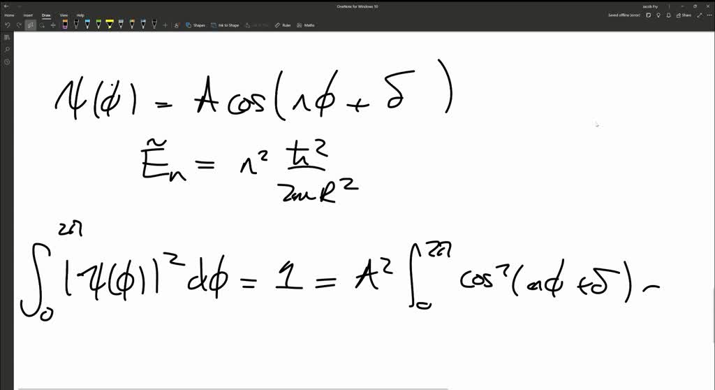 SOLVED: a) What is Schrodinger's equation for a particle of mass m that ...