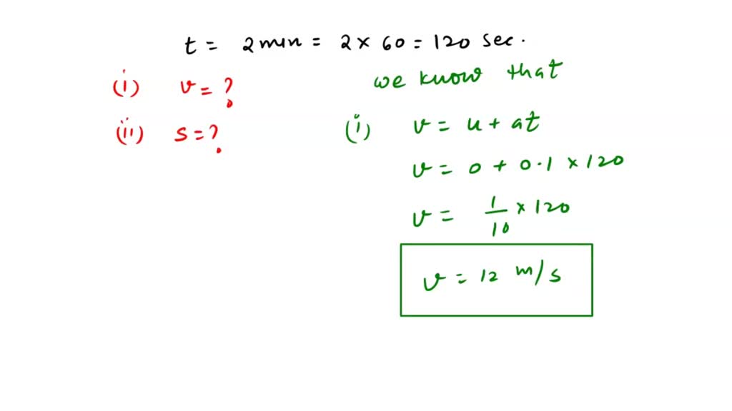 SOLVED: "A Bus Starting From Rest Moves With A Uniform Acceleration Of ...