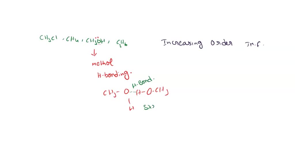 SOLVED Text Arrange the following compounds in order of increasing