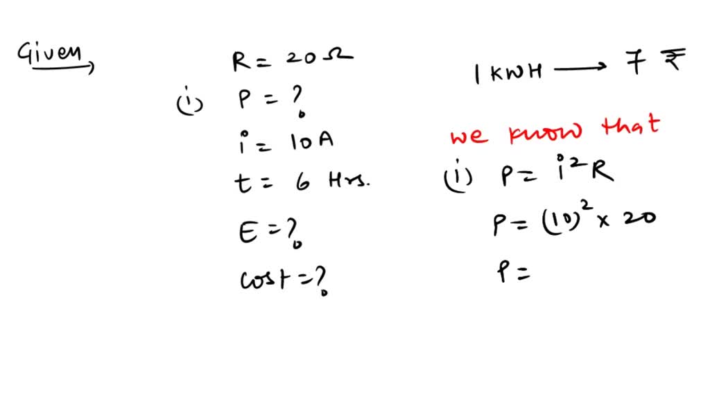 SOLVED Determine the power dissipated by the element of an electric