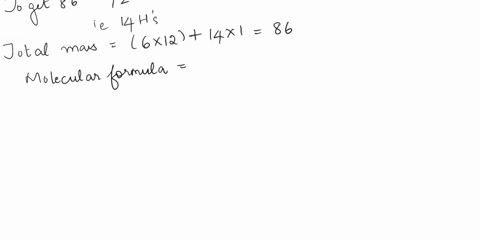write-the-molecular-formulas-with-the-following-molecular-ion-m-peak-values-and-calculate-the-ihd-for-each-6-pts-mt-peak-mlz-86-only-hydrocarbons-mt-peak-mz-122-il-mand-m2-peak-m-peak-mlz-74-96874