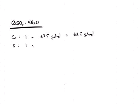 calculate-the-molar-mass-of-copper-ii-sulfate-pentahydrate-mathrmcuso_4-cdot-5-mathrmh_2-mathrmo-fill-in-blank-mathrmg-mathrmmol-note-use-the-yellow-sheet-and-report-all-significant-figures