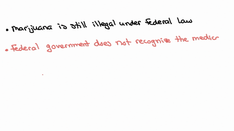 although-marijuana-has-approved-medical-uses-and-less-significant-negative-effects-than-some-other-drugs-of-abuse-it-remains-classified-as-a-schedule-i-drug-by-the-federal-government-meaning-it-is-con