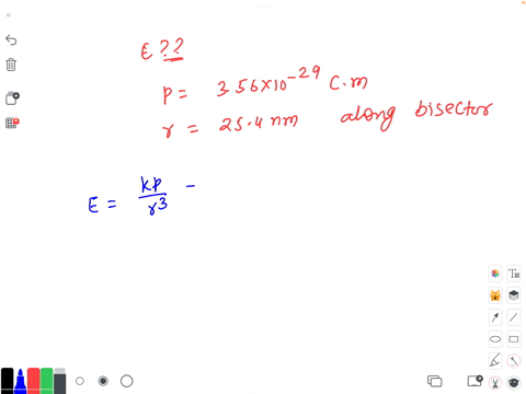calculate-the-magnitude-of-the-electric-field-due-to-an-electric-dipole-of-dipole-moment-356x10-29-cm-at-a-point-254-nm-away-along-the-bisector-axis-67947