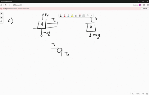 as-shown-in-the-figure-below-blocks-a-and-b-are-connected-by-a-massless-string-that-passes-over-the-outer-edge-ofa-pulley-that-has-a-frictionless-axle-but-which-is-uniform-solid-disk-with-ma-60915