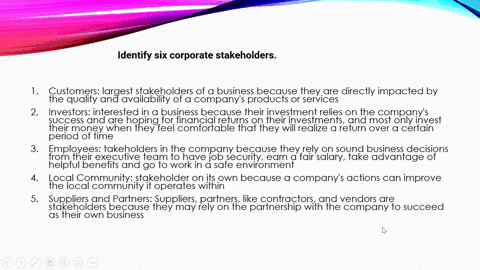 identify-six-corporate-stakeholders-how-managers-of-companies-should-engage-with-each-one-of-these-stakeholders-and-document-what-sustainability-issues-they-would-be-likely-to-discuss-during-88794