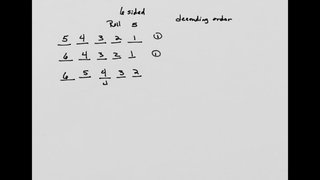 solved-one-fair-six-sided-die-is-rolled-5-times-what-is-the