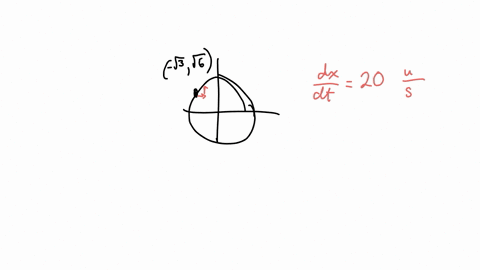 b-10-a-point-moves-around-the-circle-x2y29-when-the-point-is-at-sqrt3-sqrt6-the-x-coordinate-increases-at-the-rate-of-20-units-per-second-determine-the-rate-of-change-of-the-y-coordinate-at-that-momen