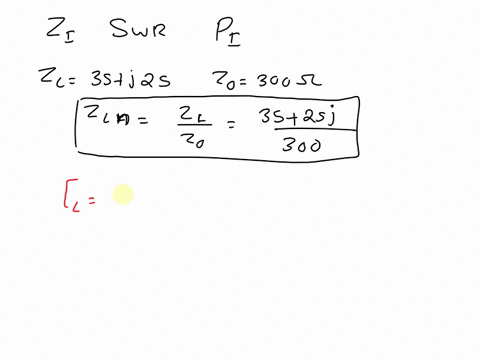 if-there-is-a-lossless-transmission-line-how-do-you-use-a-smith-chart-to-find-the-input-inpedance-on-the-line-the-standing-wave-ratio-on-the-main-line-and-the-input-power-to-the-line-if-the-67177