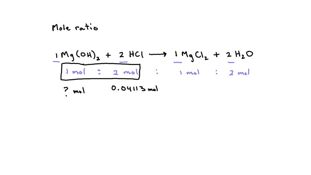 SOLVED 1Mg OH 2 2 HCl 2 MgCl2 2H2O 0 04113 Moles Of HCI solved-1mg-oh-2-2-hcl-2-mgcl2-2h2o-0-04113-moles-of-hci