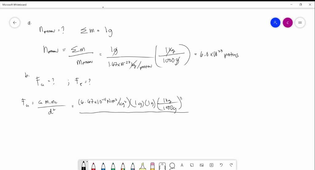 SOLVED: cp Strength of the Electric Force. Imagine two 1.0 -g bags of ...