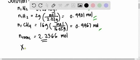 a-gas-mixture-contains-70g-of-n2-20g-of-h2-and-160g-of-ch4-what-is-the-mole-fraction-of-h2-in-the-mixture-calculate-the-pressure-of-the-gas-mixture-and-the-partial-pressure-of-each-constitue-17302