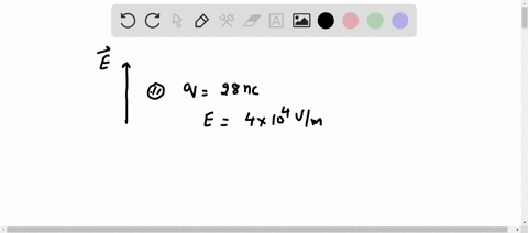 a-charge-of-280-nc-is-placed-in-a-uniform-electric-field-thatis-directed-vertically-upward-and-has-a-magnitude-of-400-104-vmwhat-work-is-done-by-the-electric-force-when-the-charge-moves-0670-89789
