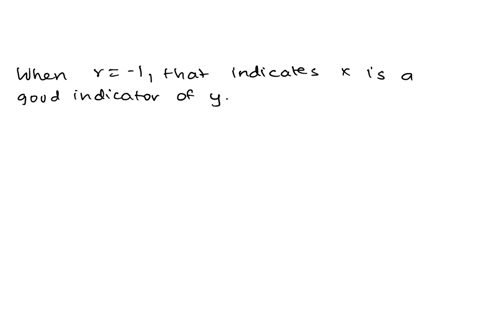 an-r-value-of-1-shows-thata-x-and-y-have-a-causal-relationship-because-the-value-of-x-completely-accounts-for-the-corresponding-value-of-yb-x-is-a-good-predictor-of-yc-y-is-a-good-predictor-24147