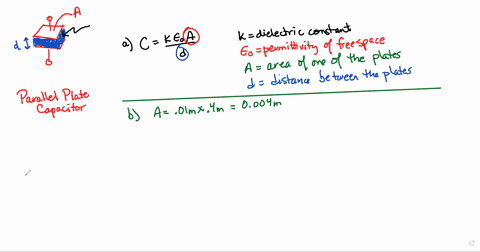 a-write-down-the-equation-for-the-capacitence-ot2-parellel-plate-capacitor-with-diclectric-material-inside-identify-the-meaning-ol-each-symbol-in-the-equation-b95x10-4-parallel-plate-capacit-98738