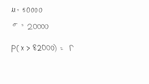 the-annual-salaries-of-employees-in-a-large-company-are-approximately-normally-distributed-with-a-mean-of-50000-and-a-standard-deviation-of-20000-what-percent-of-people-earn-more-than-82000-83682