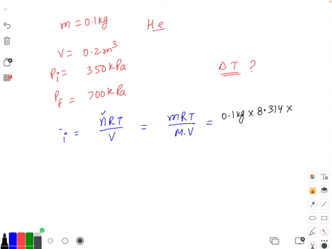 a-mass-of-01-kg-of-helium-fills-a-02-m3-rigid-vessel-at-350-kpa-the-vessel-is-heated-until-the-pressure-is-700-kpa-calculate-the-temperature-change-of-helium-in-c-and-k-as-a-result-of-this-h-36556