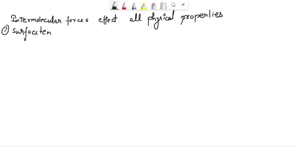 SOLVED (intermolecular forces) affect the properties of compounds