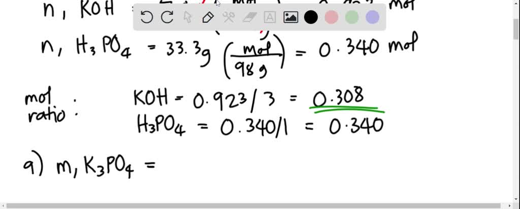 SOLVED: 1. For the following reaction, 51.8 grams of potassium ...