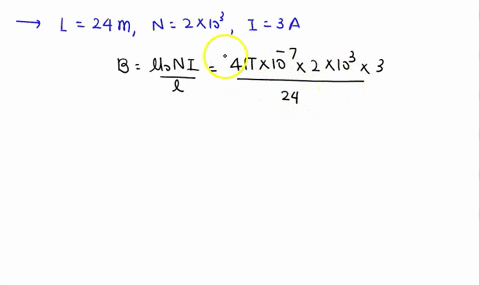 q1-a-a-solenoid-has-a-cross-sectional-area-of-24-cm-the-number-of-turns-per-metre-is-20-x-103-m-1-the-current-through-the-solenoid-is-30-a-draw-the-magnetic-field-in-and-around-the-solenoid-90507