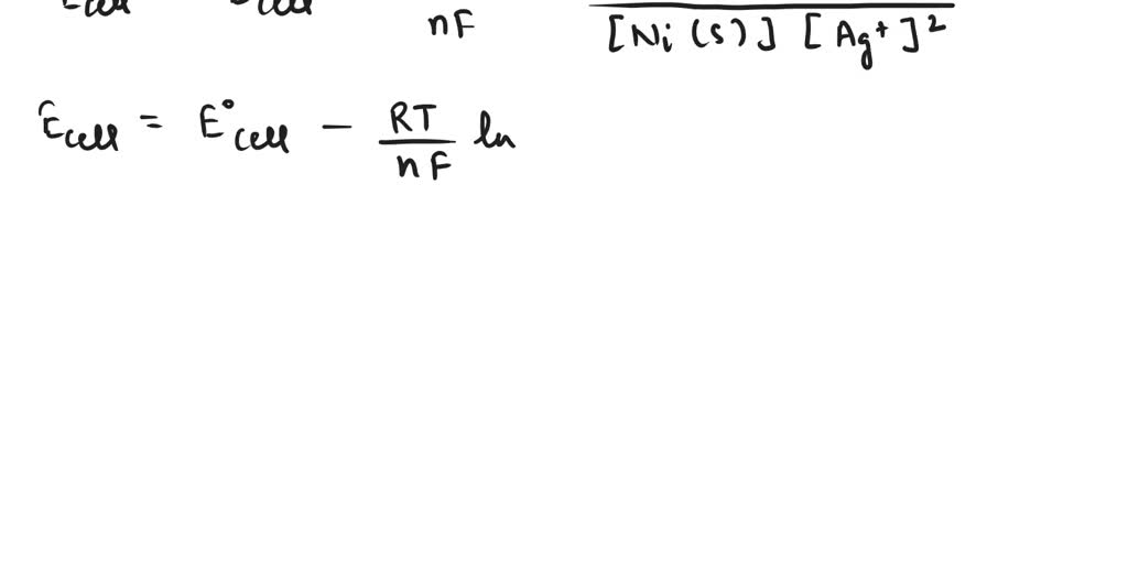 SOLVED A student made measurements on some electrochemical cells and