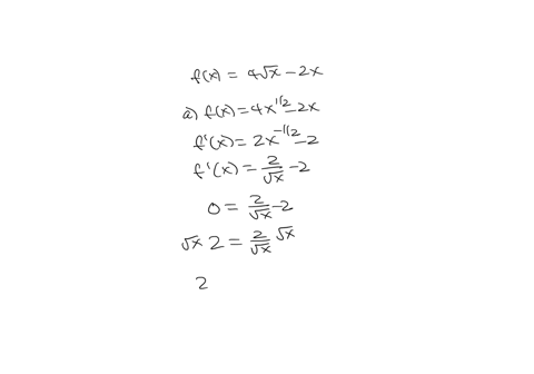 let-fx-4-x-2x-find-all-points-on-the-graph-of-f-at-which-the-tangent-line-is-horizontal-find-all-points-on-the-graph-of-f-at-which-the-tangent-jine-has-slope-the-tangent-iine-is-horizontal-a-17985