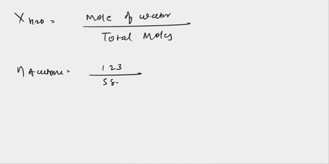 a-solution-is-made-by-mixing-13-g-of-water-and-123g-of-acetone-calculate-the-mole-fraction-of-water-in-this-solution-round-your-answer-to-2-significant-digits-09255