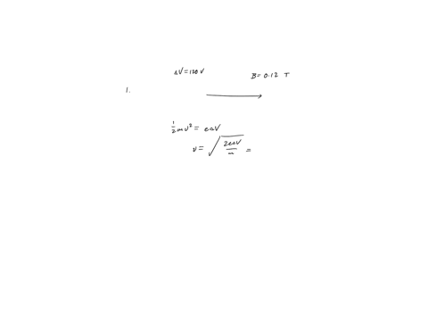 an-electron-starting-from-rest-is-accelerated-east-through-an-electric-potential-difference-of-120-v-it-then-passes-into-a-iscm-long-velocity-selector-where-it-is-subject-to-both-uniform-mag-67738
