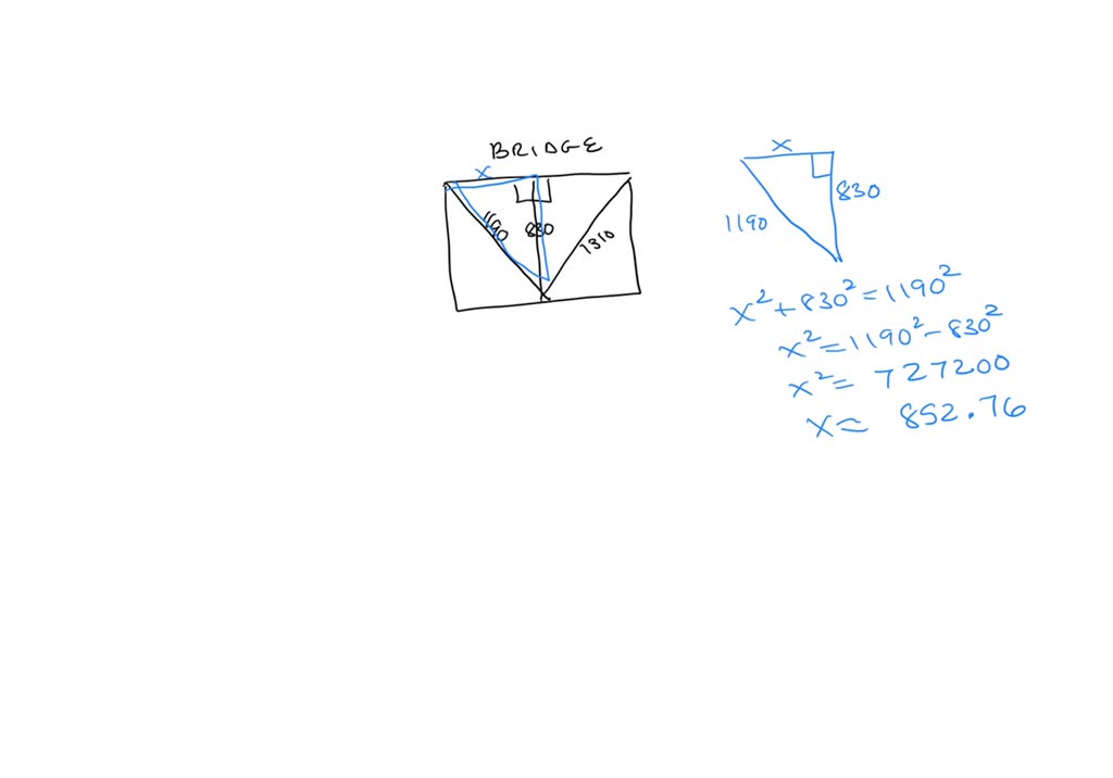 SOLVED: The Diagram Below Shows A Diagram Of A New Bridge. Bridge A Ft ...