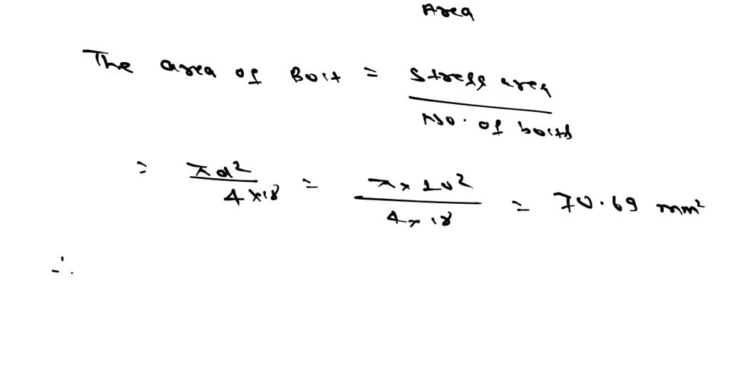 SOLVED: The figure below shows a pressure vessel with a gasketed end ...