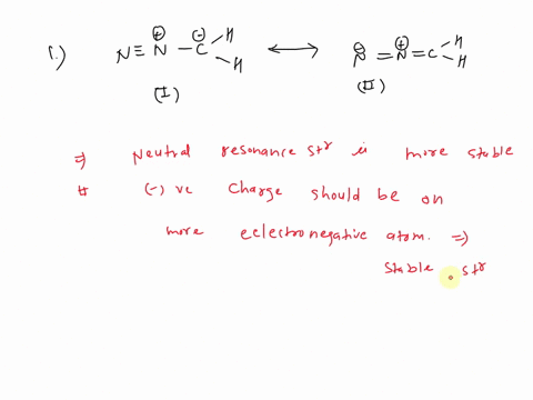 2-3-pts-answer-the-questions-posed-below-related-to-the-given-structures-a-circle-the-most-stable-resonance-structure-the-major-resonance-contributor-h-nn-c-nnc-b-briefly-explain-your-reason-55083